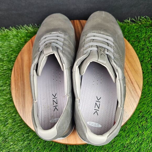 Kizik Boston Mens Size 14 Gray Casual Classic Hands-Free Slip-On Shoes Sneakers